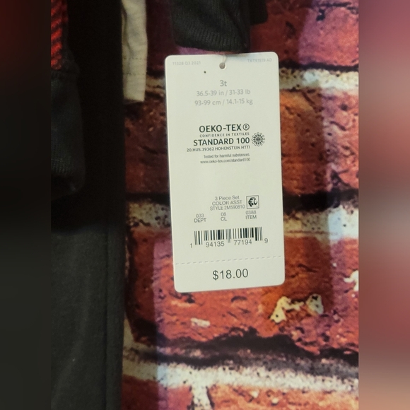 Carters 3piece Fleece Out Fit Toddler Boys - Picture 3 of 9